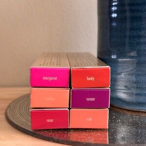 Stila Calligraphy Lip Stain- Ariana, Hedy, Margaret, Rosa, Ruth, & Susan -qty 6